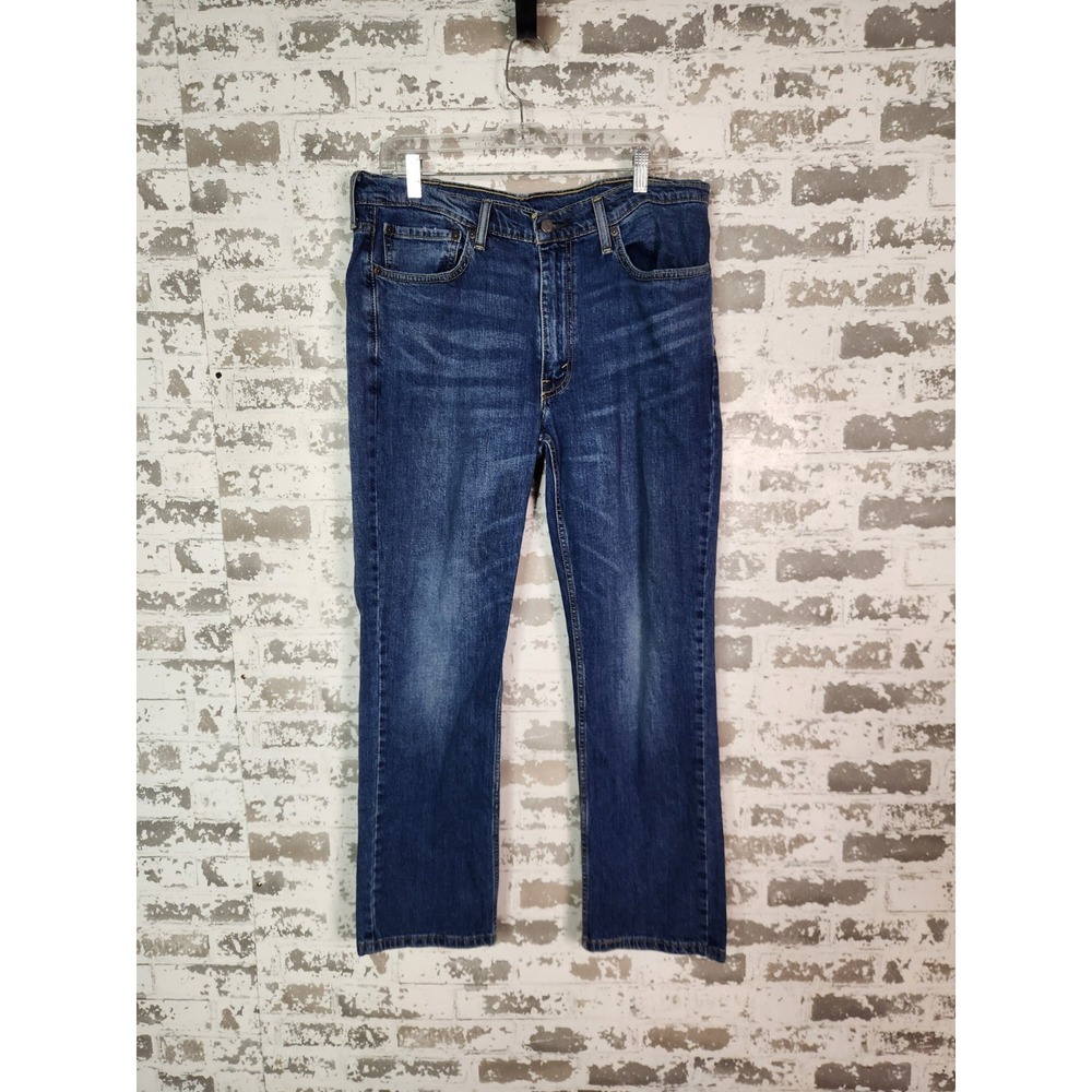 Levis 514 Jeans Medium Wash Straight Leg Men's 36x30 Classic Denim